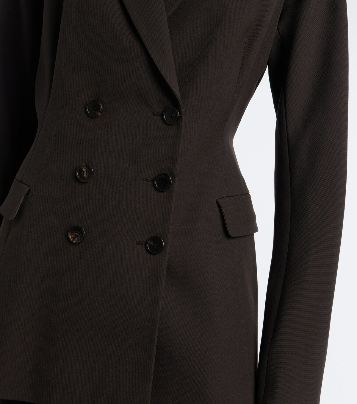 The Row Ciro double-breasted virgin wool blazer
