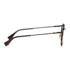 Fendi Brown Round Glasses