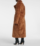 Stella McCartney Faux fur wrap coat