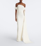 Safiyaa Bridal Giorgia crêpe gown