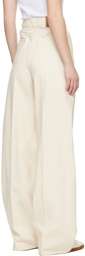 TOTEME Off-White Wide-Leg Jeans