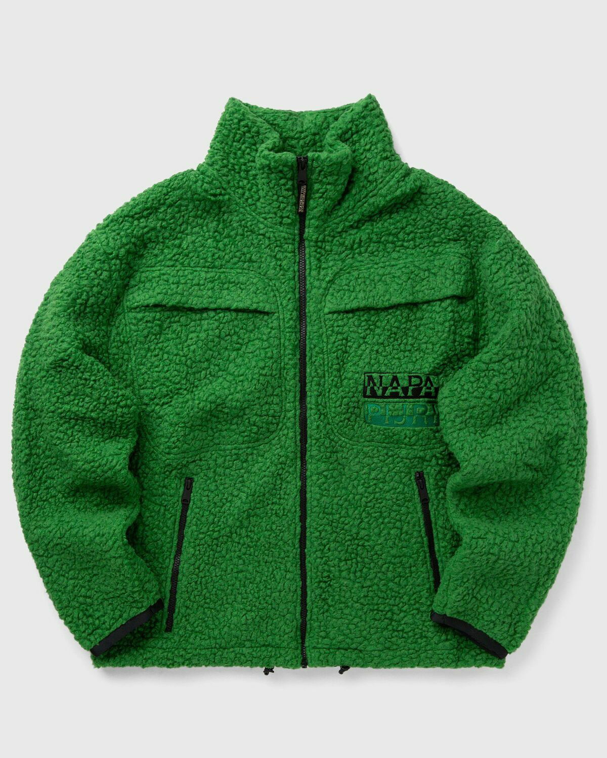 Napapijri T Jaman Fz Hoodie Green Fleece Jackets Napapijri