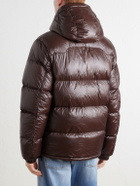 Polo Ralph Lauren - Logo-Embroidered Quilted Recycled-Shell Hooded Down Jacket - Brown