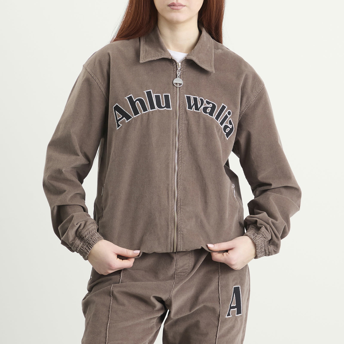 Ahluwalia Women's Keshav Track Top in Mink
