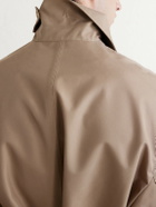 AMI PARIS - Belted Woven Trench Coat - Neutrals