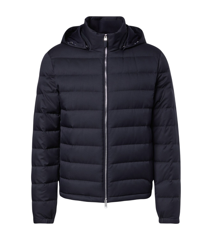 Photo: Zegna Technical twill down jacket