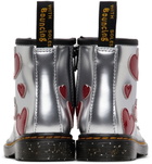 Dr. Martens Baby Silver 1460 Heart Little Kids Boots