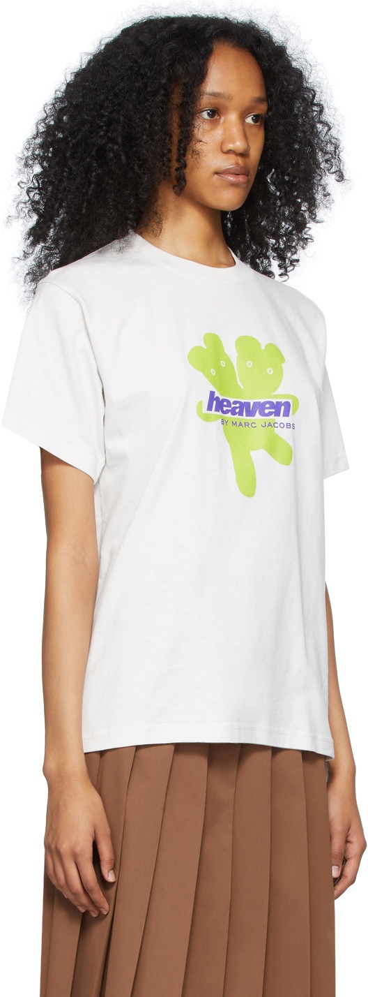 Marc Jacobs Off-White Heaven by Marc Jacobs Heaven Logo T-Shirt