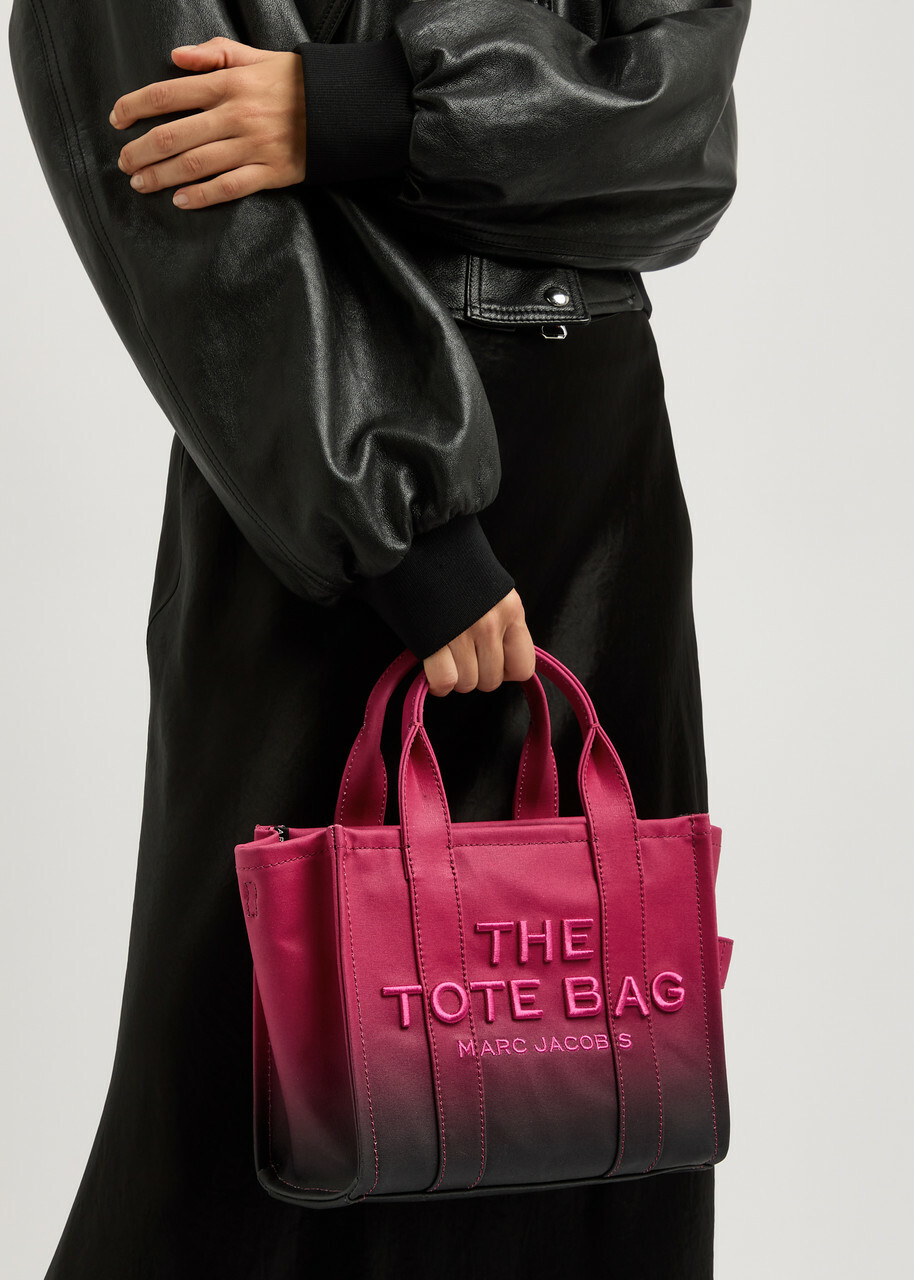 Marc Jacobs The Tote Small Dégradé Coated Canvas Tote - Black - One Size