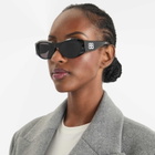 Balenciaga BB0396SK Sunglasses in Black/Grey 