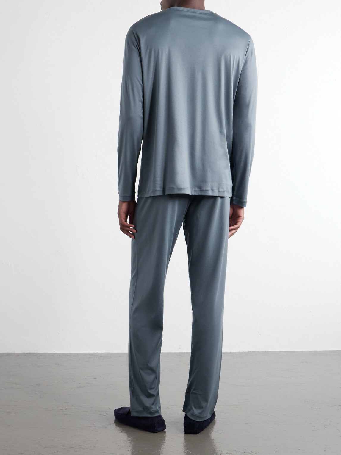 Zimmerli - Sea Island Cotton-Jersey Pyjama Set - Blue