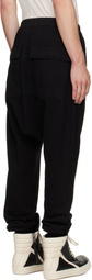 Rick Owens DRKSHDW Black Tower Drawstring Sweatpants