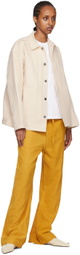 AIREI Yellow Khadi Lounge Pants