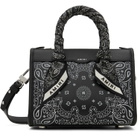 AMIRI Black Bandana Micro Triangle Bag