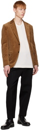 ZEGNA Tan Cashco Blazer