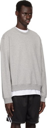 John Elliott Gray Beach Crew 2 Sweatshirt