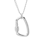 A.P.C. Men's Lock Necklace in Silver