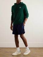 Polo Ralph Lauren - Wimbledon Logo-Appliquèd Cashmere Hoodie - Green