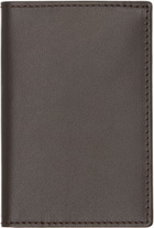 COMME des GARÇONS WALLETS Brown Classic Bifold Card Holder
