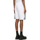 Alexander McQueen White Trompe-lOeil Printed Shorts