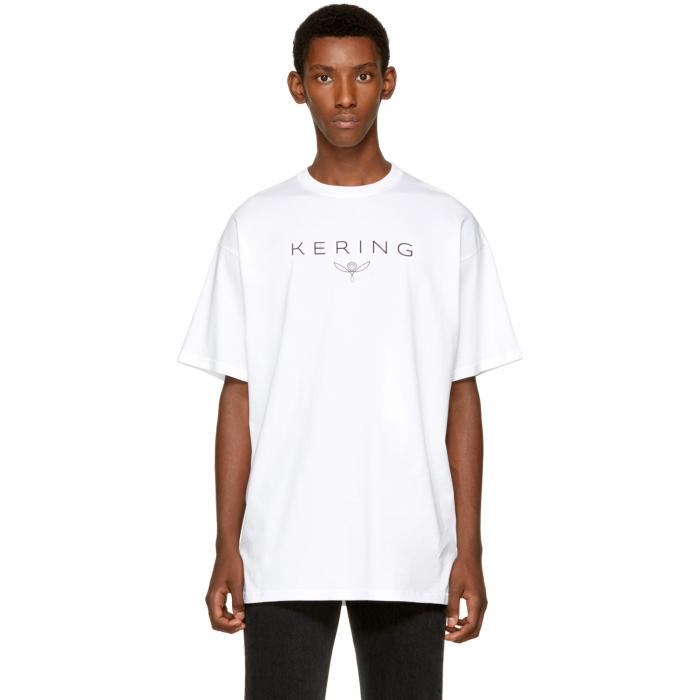 Photo: Balenciaga White Kering T-Shirt