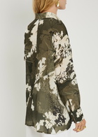 High Warrent Printed Seersucker Blouse Multicoloured