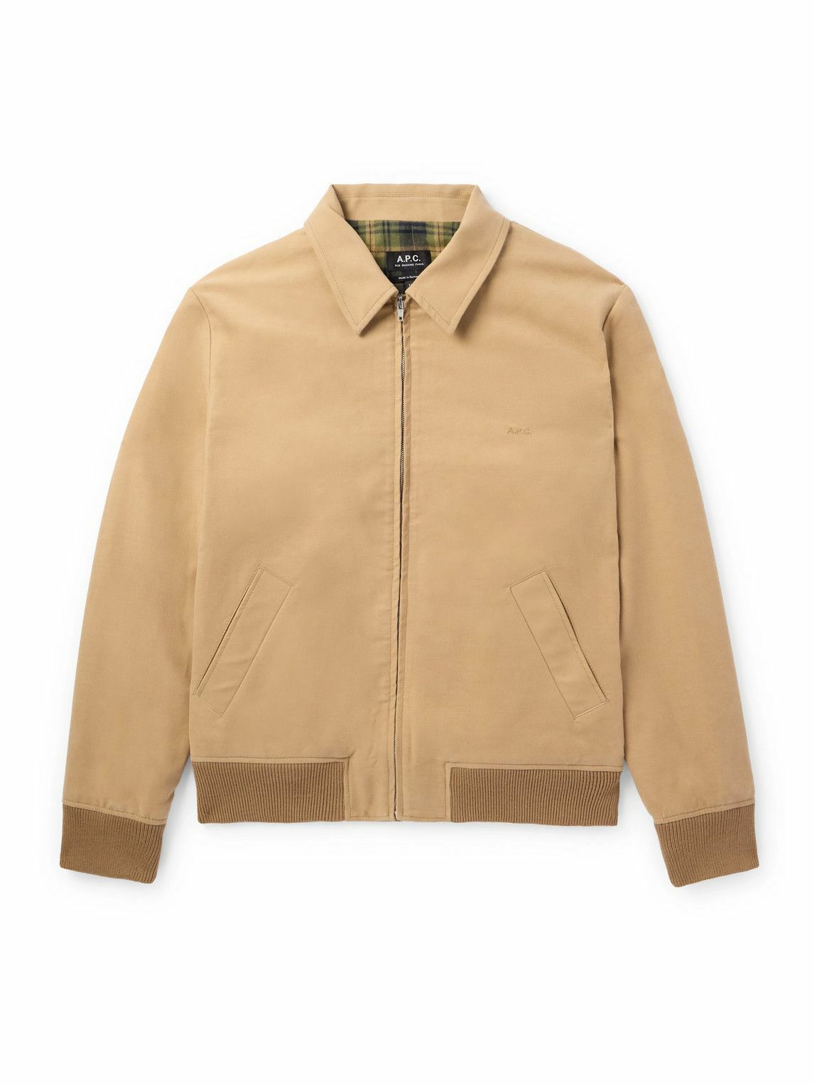 Apc suede bomber jacket hotsell