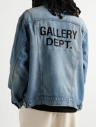 Gallery Dept. - Andy Logo-Embroidered Denim Jacket - Blue