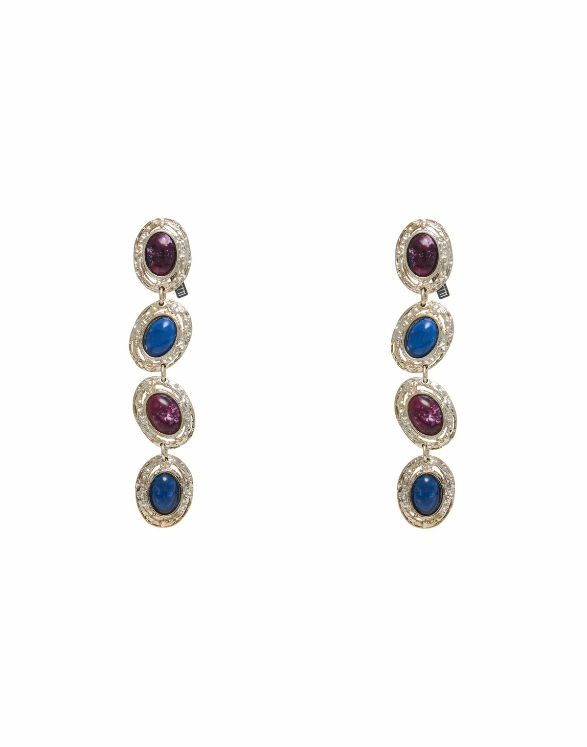 Alberta Ferretti Womens Earrings Plum