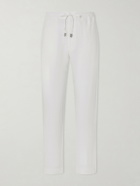 Canali - Straight-Leg Linen Trousers - White