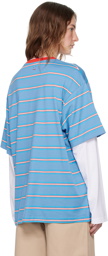 Acne Studios Blue Layered Long Sleeve T-Shirt