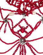 Alberta Ferretti Womens Necklace in Burgundy