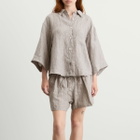 Deiji Studios Women's 03 Linen Set in Haze Blue