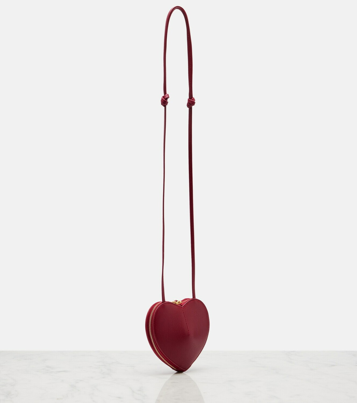 Alaïa Le Cœur suede shoulder bag