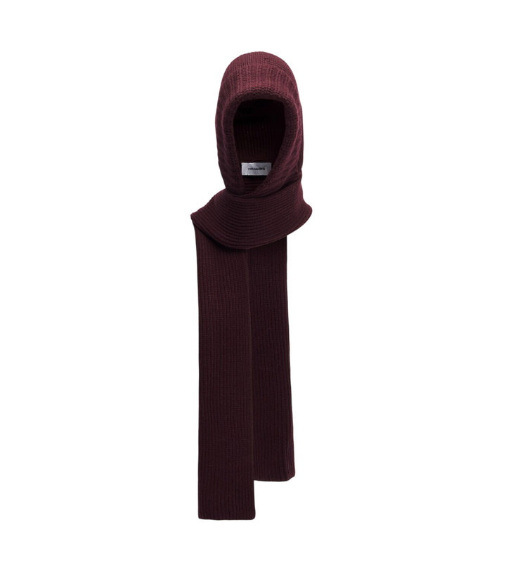 Photo: Yves Salomon Ribbed-knit wool and cashmere hood