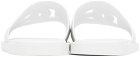 Dolce & Gabbana White Cutout Slides