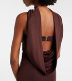 Rebecca Vallance Isla scarf-detail midi dress