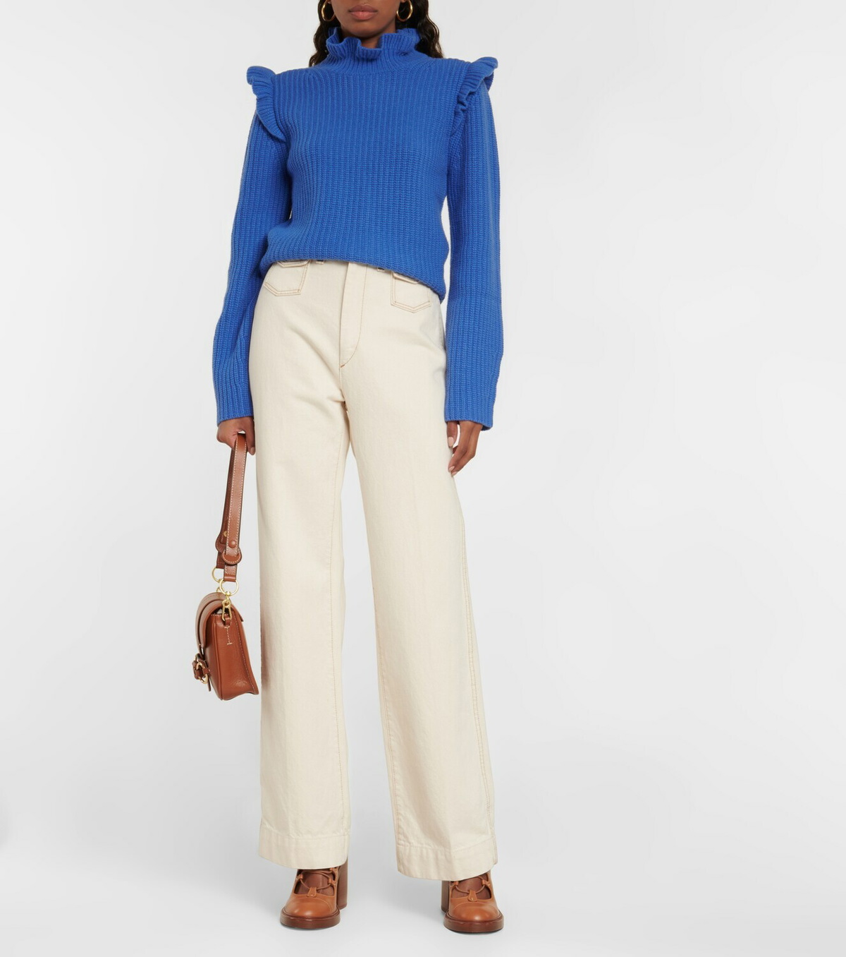 See By Chloe - Frilled wool-blend sweater