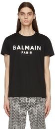 Balmain Black Foil Logo T-Shirt