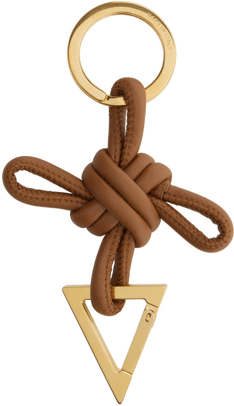 小物 BOTTEGA VENETA TRIANGLE KEY RING Bottega Veneta - Triangle leather key ring Bottega Veneta