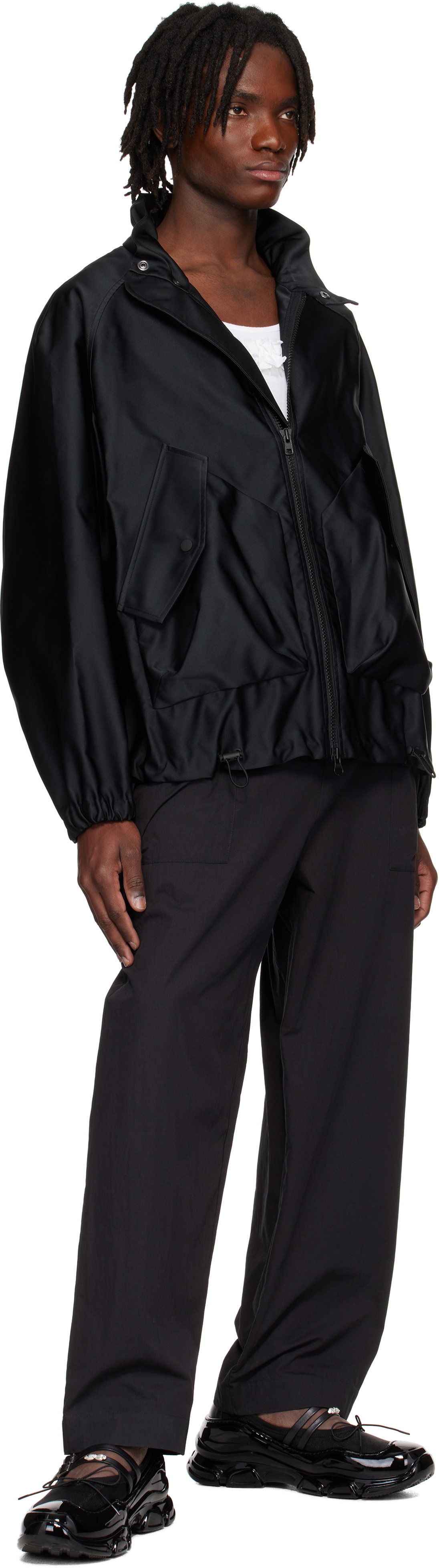 Simone Rocha Black Harrington Jacket Simone Rocha