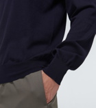 Loro Piana - Cotton long-sleeved polo sweater