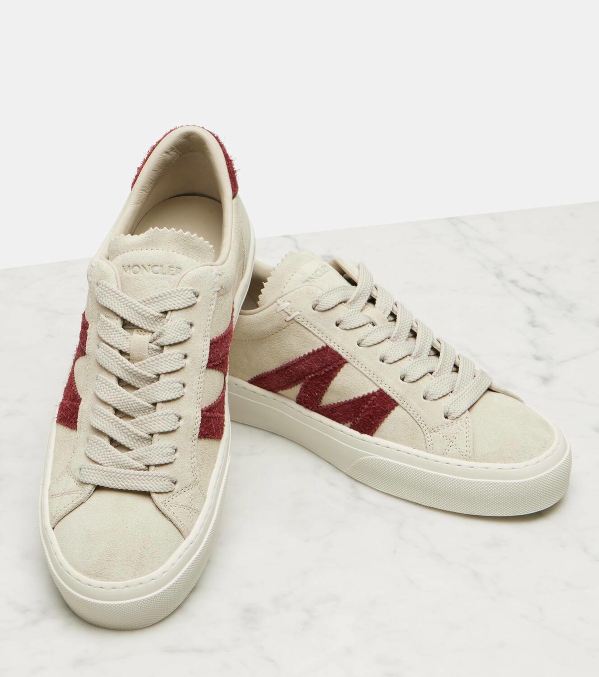 Moncler Monaco2 suede sneakers Moncler