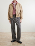 Cherry Los Angeles - Logo-Embroidered Cotton-Twill Bomber Jacket - Brown