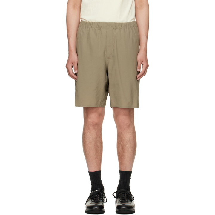 Photo: Veilance Beige Spere SL Shorts