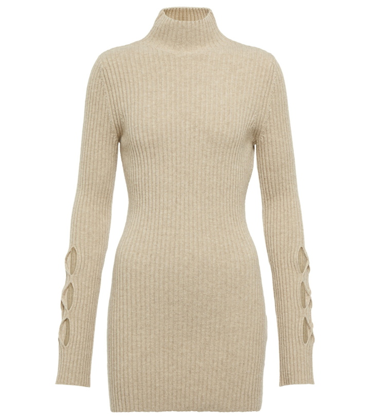 Photo: Victoria Beckham - Ribbed-knit wool-blend sweater