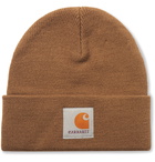 Carhartt WIP - Wacko Maria Logo-Appliquéd Knitted Beanie - Brown