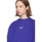 ADER error Blue Small Logo Sweatshirt