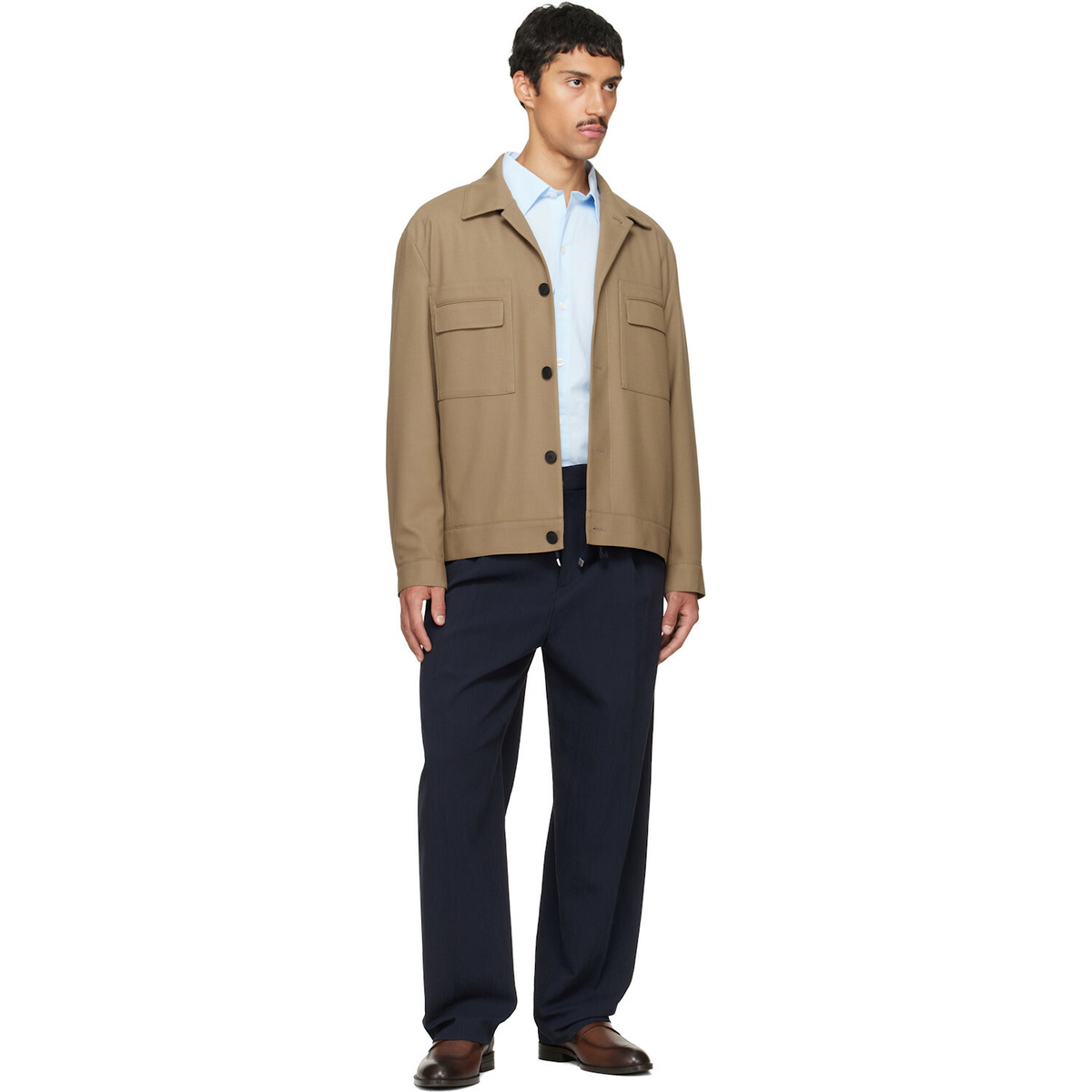 Hugo Beige Slim-Fit Jacket