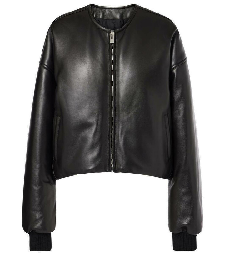 Photo: Alaïa Leather bomber jacket